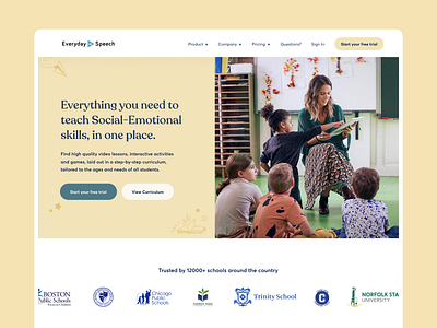 Everyday Speech Ed-tech SaaS Website