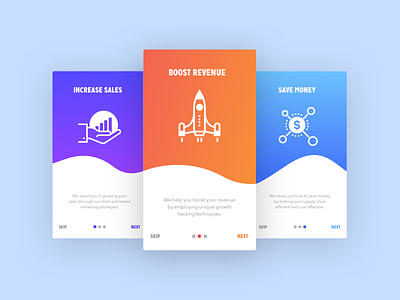 Onboarding flow android app branding clean design flat illustration minimal mobile onboarding ui ux