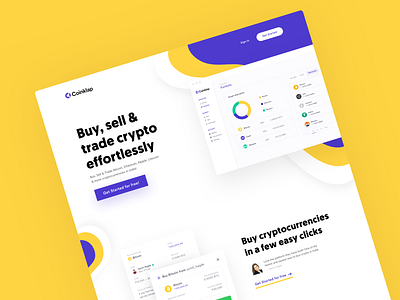 Coinklap — Crypto startup website design