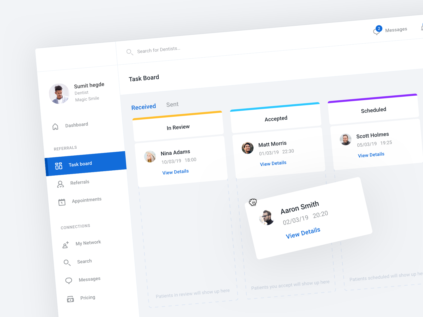 SaaS Dashboard Design by Sumit Hegde on Dribbble