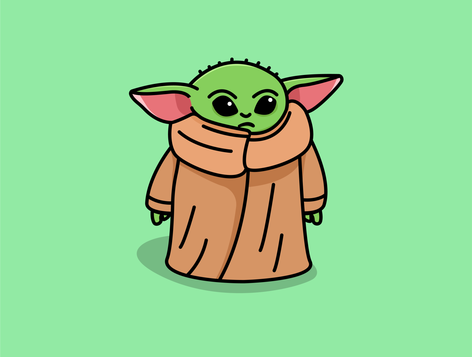 Baby Yoda by Maxmanax on Dribbble