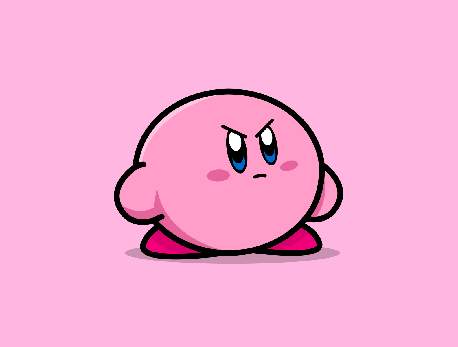 Angry Kirby.