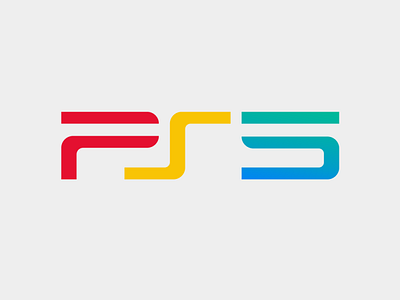 Playstation 5 Logo Exercise branding concept gaming illustration logo playstation ps5 vector