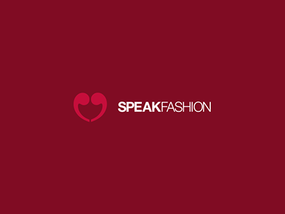 SpeakFashion Logo brand branding coma fashion italy logo moda