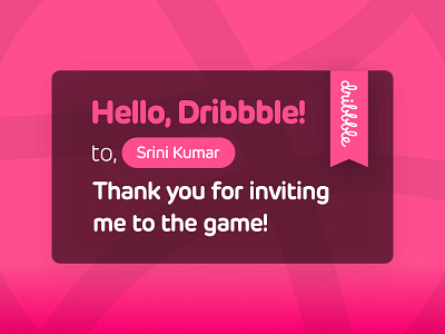 Hello Dribbble!