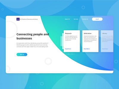 Landing Page for Indian Merchants Chamber illustrator interactiondesign landing page photoshop sketch userinterface uxd uxdesign uxui webdesign