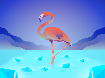 Ether Bird bird bitcoin crypto cryptoart design ether etherium flamingo illustration nft nftart philippines