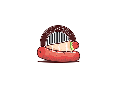 Hotdogs hotdog illustration logo wrap