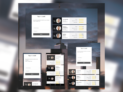 Toprank design ui ux website