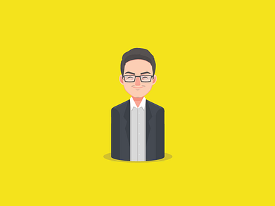 The Boss avatar code illustration people vector