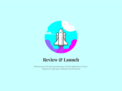 Let's Launch! illustration jet launch philippines space website