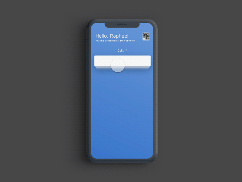 Contact App - Dashboard experiment