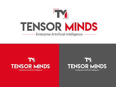 Tensor Minds Logo Concept logos