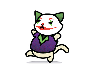 Joker Kitty cat halloween halloween cat joker joker cat kait the ambi