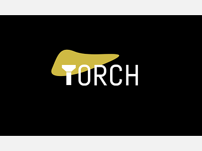Torch bg black calligraphy icon idea light logo present torch white yellow