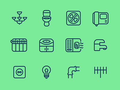 Home Service Icons