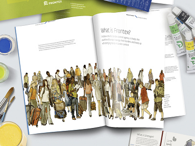 An information brochure for Frontex 01