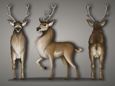 Deer - character design affinity character character design deer game ios ipad iphone mac mobile game vector
