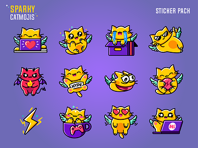 Sparky Catmojis