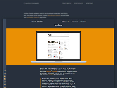 WordPress Portfolio Detail UI