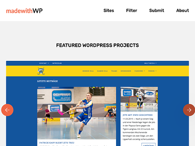 Made With WordPress design directory directory listing html portfolio sass showcase switzerland website wordpress wordpress blog theme wordpress design wordpress development