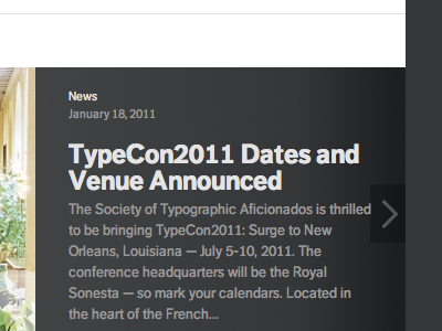 TypeCon News