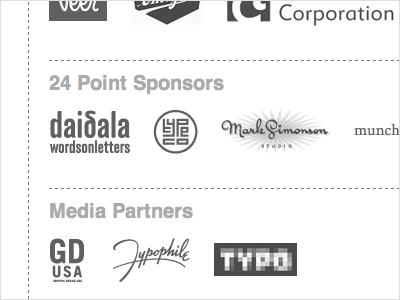Logocity gray grey logo monochromatic sponsor typecon