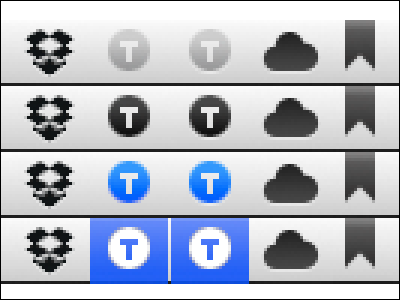 TextExpander “White Shadow” Edition blue gray grey icon interface mac macintosh menu osx snowleopard software textexpander ui utility