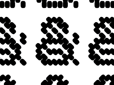 Modular, &c. ampersand black fontaid illustrator type typography vector white