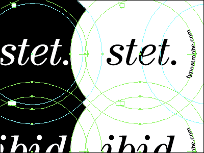 Stet. black button century ibid illustrator italic stet type typecon typography typostrophe white