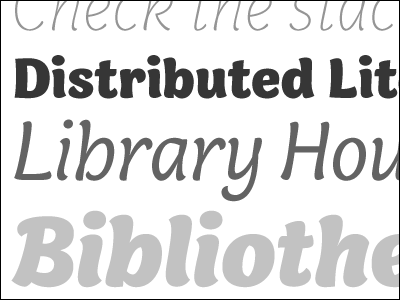 Bibliotheca capucine gray grey process sans specimen type typedia typography