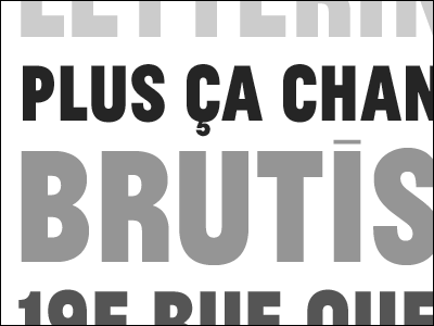 Brutish condensed gray grey jeanluc sans specimen type typedia typography
