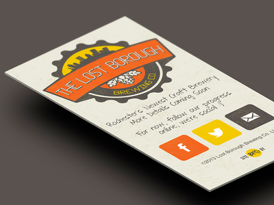 Lost Borough Brewing Co. Logo & Splash Page