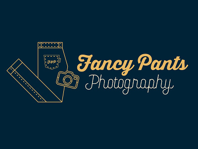 Fancy Pants Photography Logo Design 📸👖 brand design logodesign pants photography photography branding