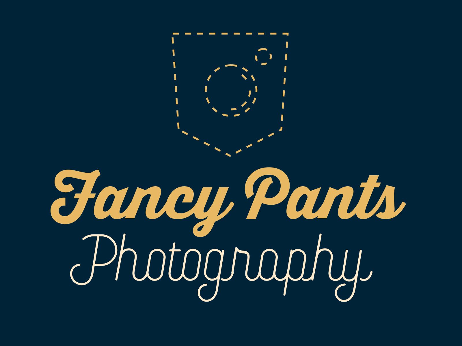 Fancy Pants Photography Logo Design 📸👖 by Dave Finger on Dribbble