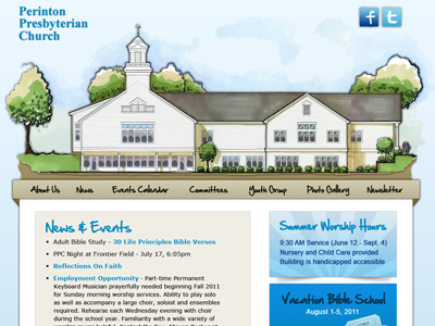 Church Website Concept church concept redesign website