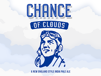 Chance of Clouds New England Style IPA beer beer art beer branding brewery chance of clouds ipa lostboroughbrewing