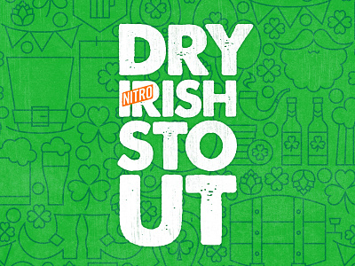 Dry Irish Stout beer beer art beer branding brewery craft beer dry irishstout lostboroughbrewing nitro st patricks day stout