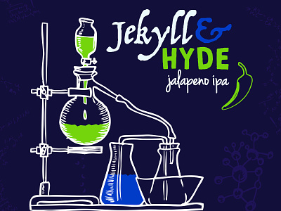 Jekyll & Hyde Jalapeno IPA beer art brewery ipa jalapeno jekyll hyde lostboroughbrewing
