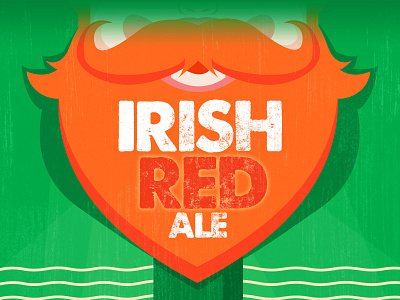 Irish Red Ale ale beer beer art beer branding beer design brewery irish irishred lostboroughbrewing redale