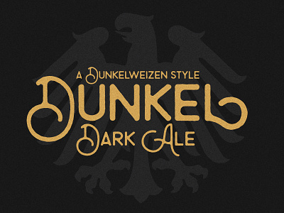Dunkel Style Dark Ale beer art beer branding brewery darkale dunkel dunkelweizen lostboroughbrewing