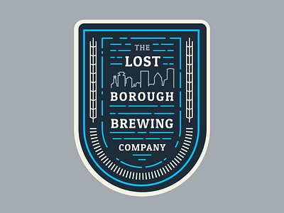 Borough Adventure Badge adventure badge beer art beer branding brewery lostboroughbrewing