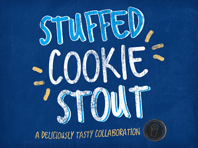 Stuffed Cookie Stout beer beer art beer branding brewery lostboroughbrewing oreo cookies stout stuffed cookie