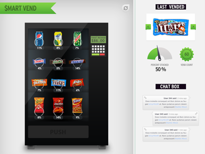 Smart Vending Mockup app machine mockup smart vending