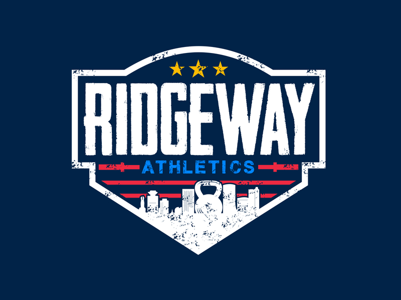 Ridgeway Athletics Logo branding brandmark crossfit fitness gym logo design