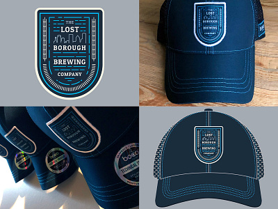 Borough Adventure Badge Trucker Hats