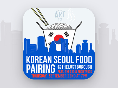 Art of The Craft - Korean Seoul Food Pairing 🇰🇷🍜🍚🍻 artofthecraft beer beer art beer branding brewery korean lostboroughbrewing pairing seoul seoulfood