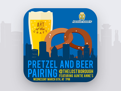 Art of The Craft - Artisanal Pretzel Pairing 🍻🥨 artfthecraft beer beer art beer branding beerpairing brewery lostboroughbrewing pretzels