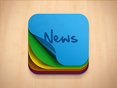 News App Icon Concept