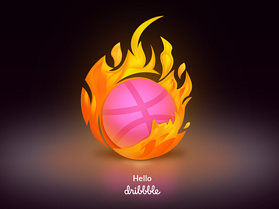 Hello Dribbble icon